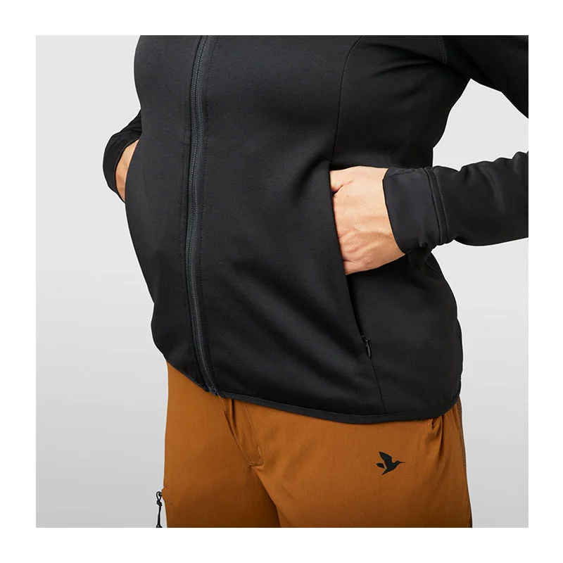 Seeland Damen Power Fleecejacke schwarz