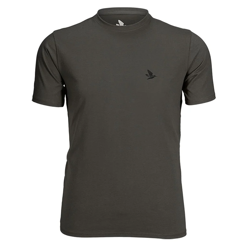Seeland Herren T‑Shirt 2er Pack grau + grün