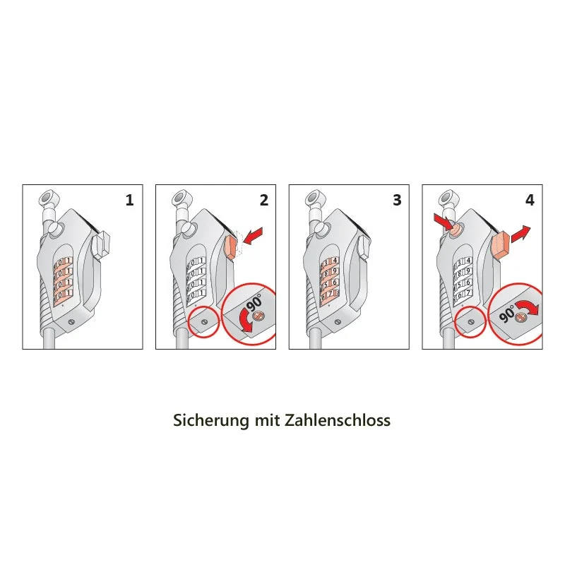 Seissiger Kabelschloss für Wildkameras