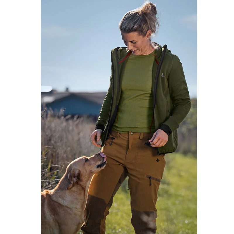 Seeland Damen Power Fleecejacke grün
