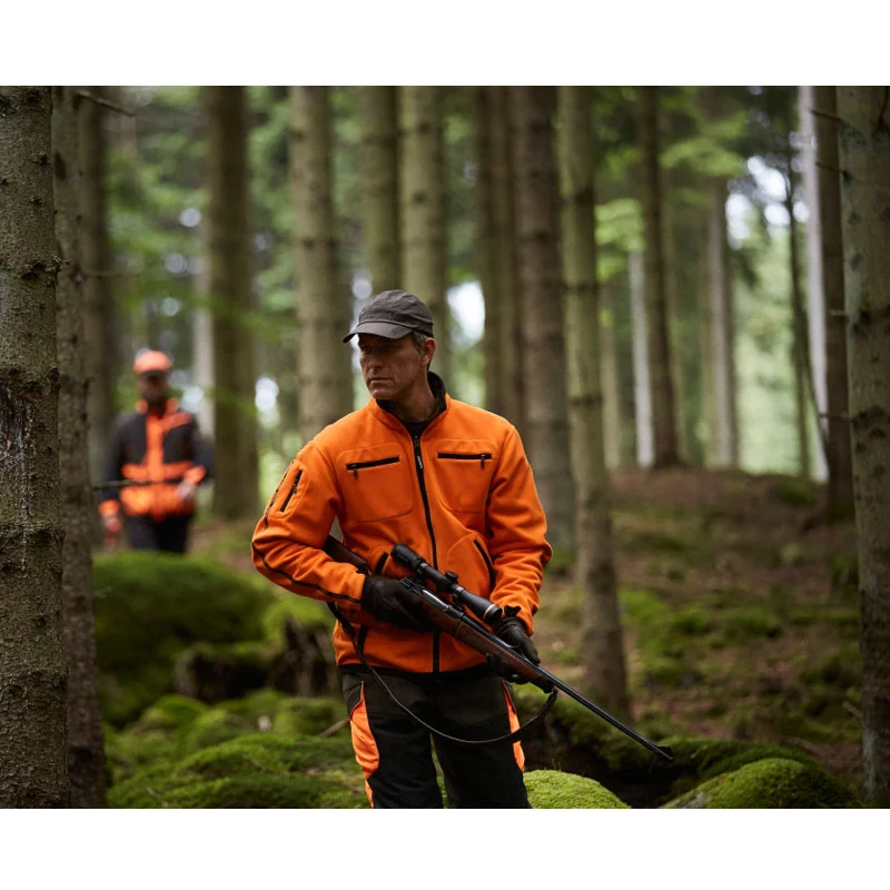 Härkila Kamko Jacke wendbar grün-orange