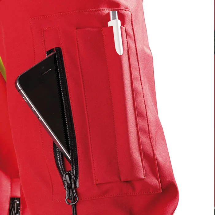 PSS X-treme Softshell Jacke rot/gelb