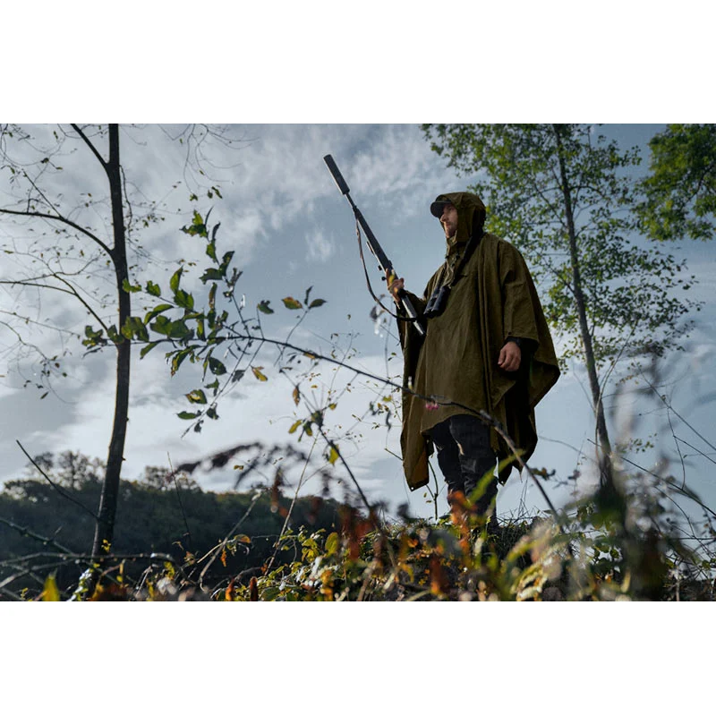 Seeland Taxus Jagd Regenponcho grün